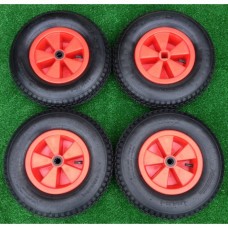 kettcar/Go-Kart-Räder mit Vierkantradblock Stehbolzen Profil  4.80 / 4.00-8 einstellen